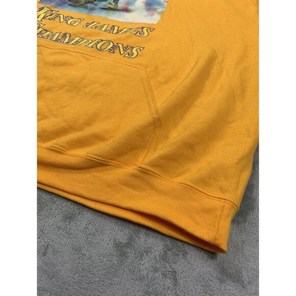 King James Champions Hoodie Mens's 2XL Yellow Kobe Bryant Lakers RIP Angels - Picture 10 of 14